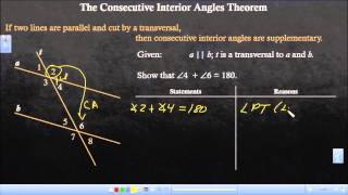 5-3 Proving the Parallel Transversal Theorems