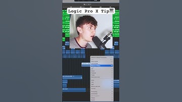 Logic Pro X Tip I Wish I Knew Hears Ago #logicprox