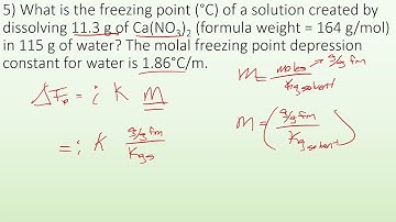 13.5+6 Colligative Properties Practice Problems
