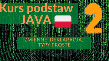 Kurs podstaw programowania w Java Lekcja 02. Co to jest zmienna? Deklaracja zmiennych. Typy proste.