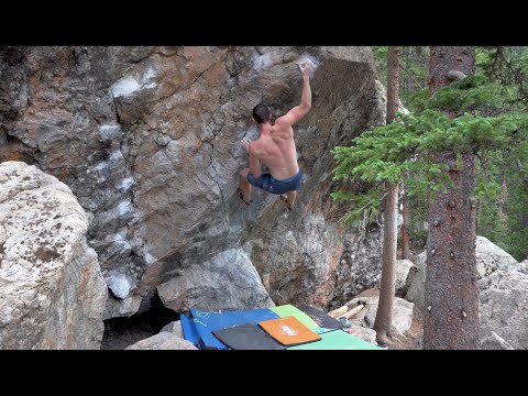 Beta Video for climb Right El Jorge v8, Rocky Mountain National Park