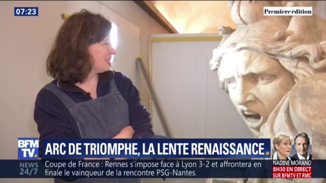 La renaissance des œuvres vandalisées dans l'Arc de Triomphe bfmtv i shot the sheriff