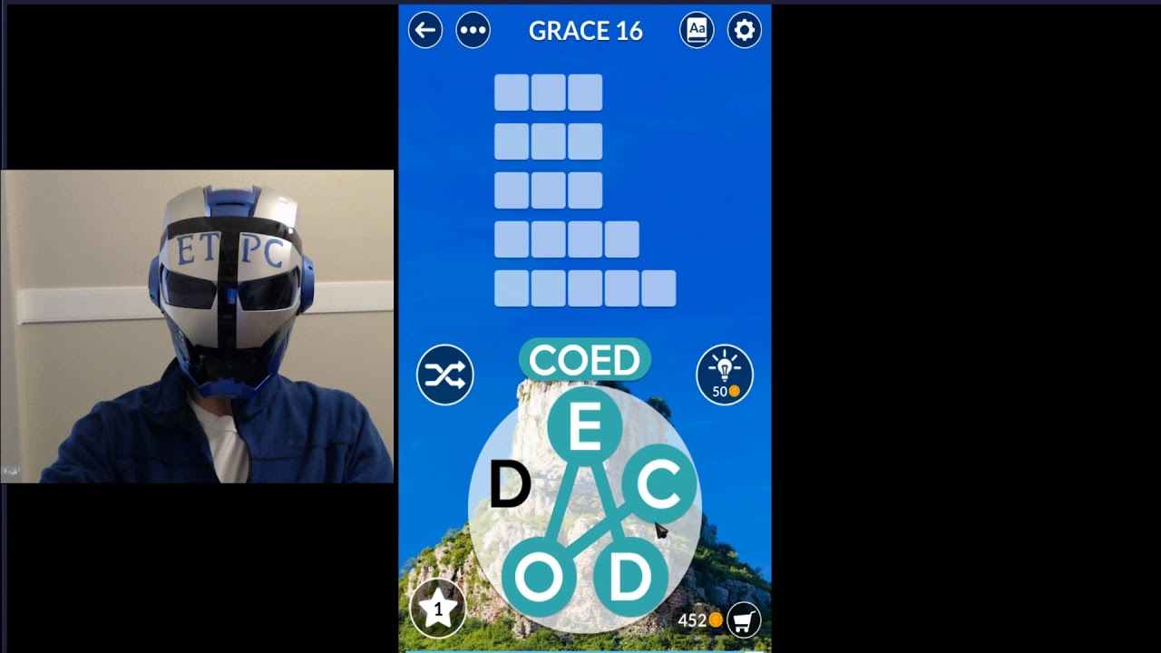 WORDSCAPES UNCROSSED GRACE LEVEL 16 (ROCK) masaya ang mga salita