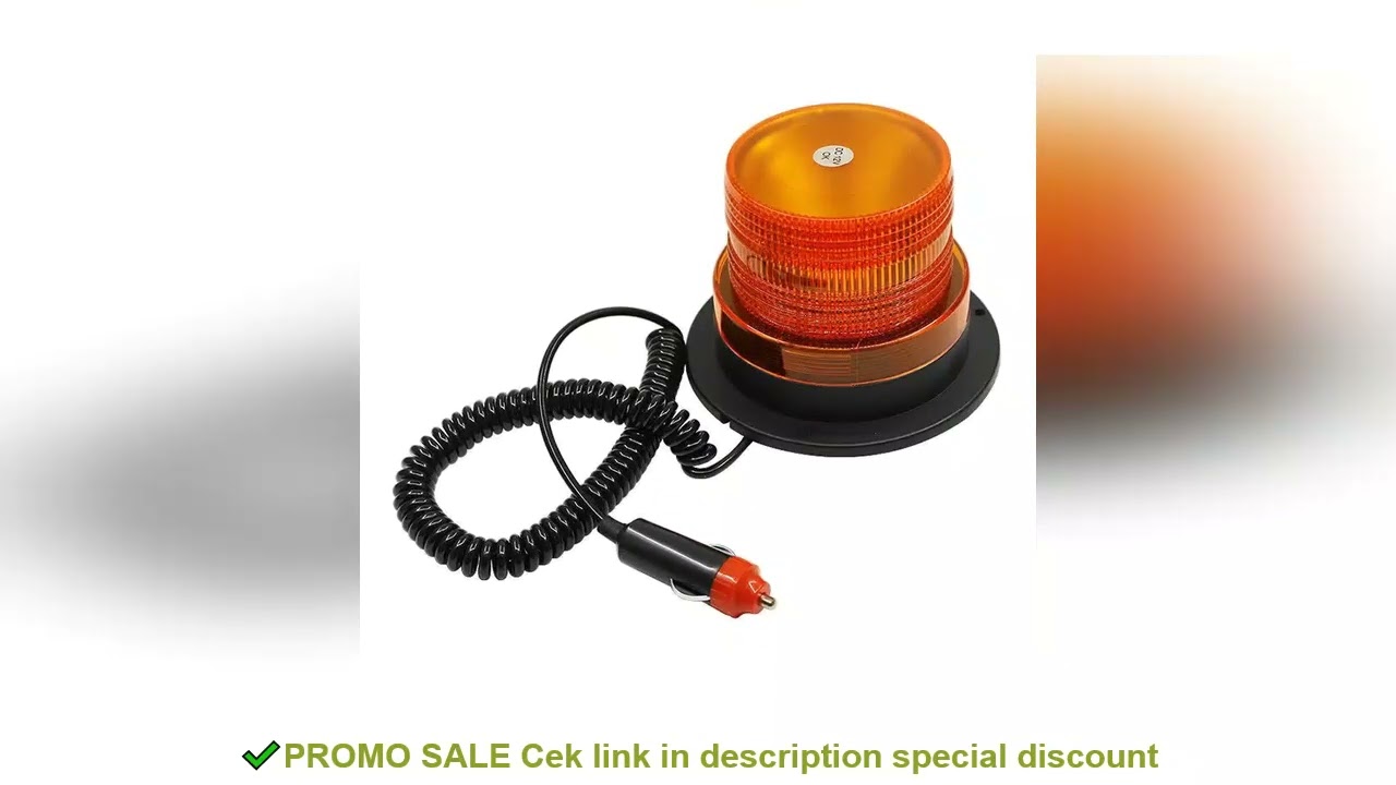 Emergency Flash Strobe Lamp Car Rotating Traffic Safety Warning Lights School Indication Led Yellow
