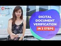 Digital document verification in 3 steps  shufti pro