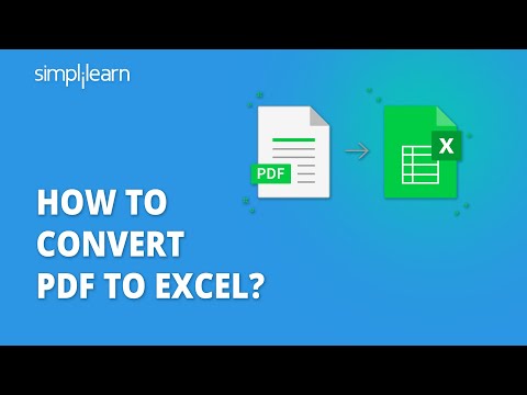 How To Convert PDF To Excel | PDF To Excel Conversion | Import PDF To Excel