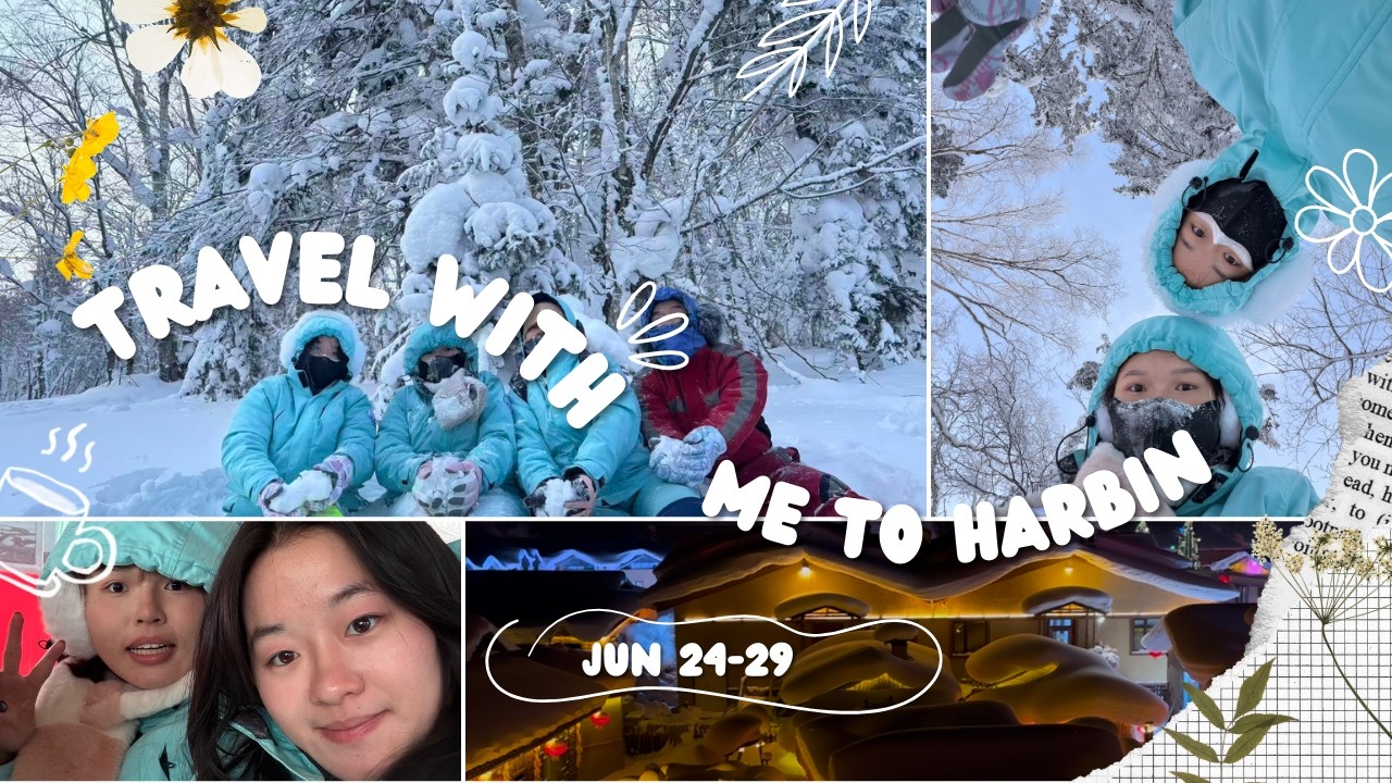 vlog16永遠難忘的雪鄉/眉毛結冰/超級可愛的蘑菇屋