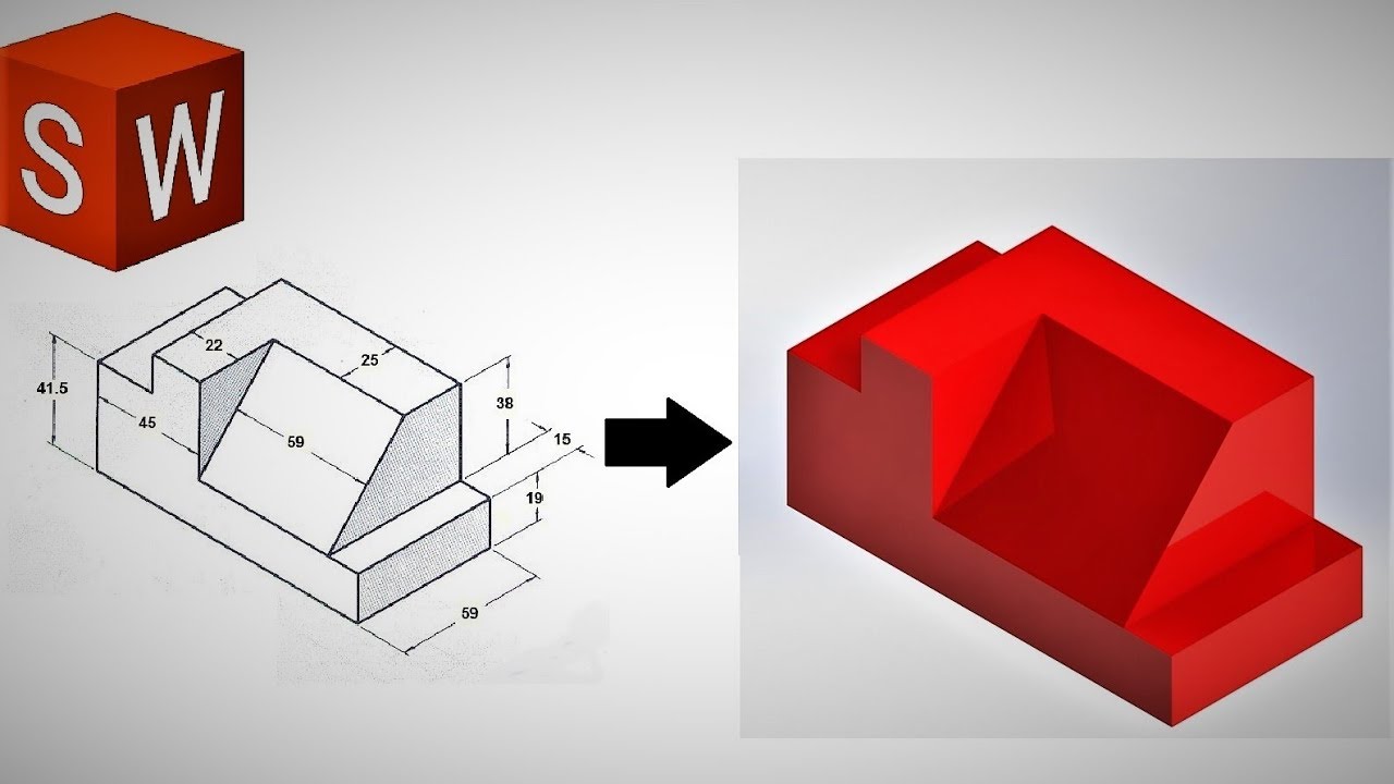 Solidworks BEGINNERS TUTORIAL #08 | Basic features | It's made EZy ...
