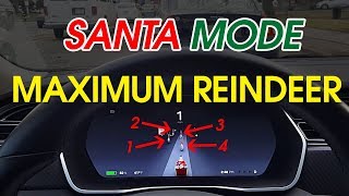 Tesla Santa Mode - Maximum Reindeer