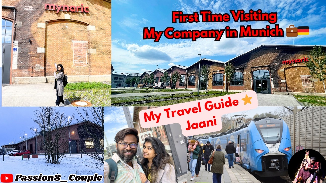 First Time Visiting My Company in Munich 💼🇩🇪| Jaani is myTravel Guide | Dr. Arunkumar| Gagana Catty