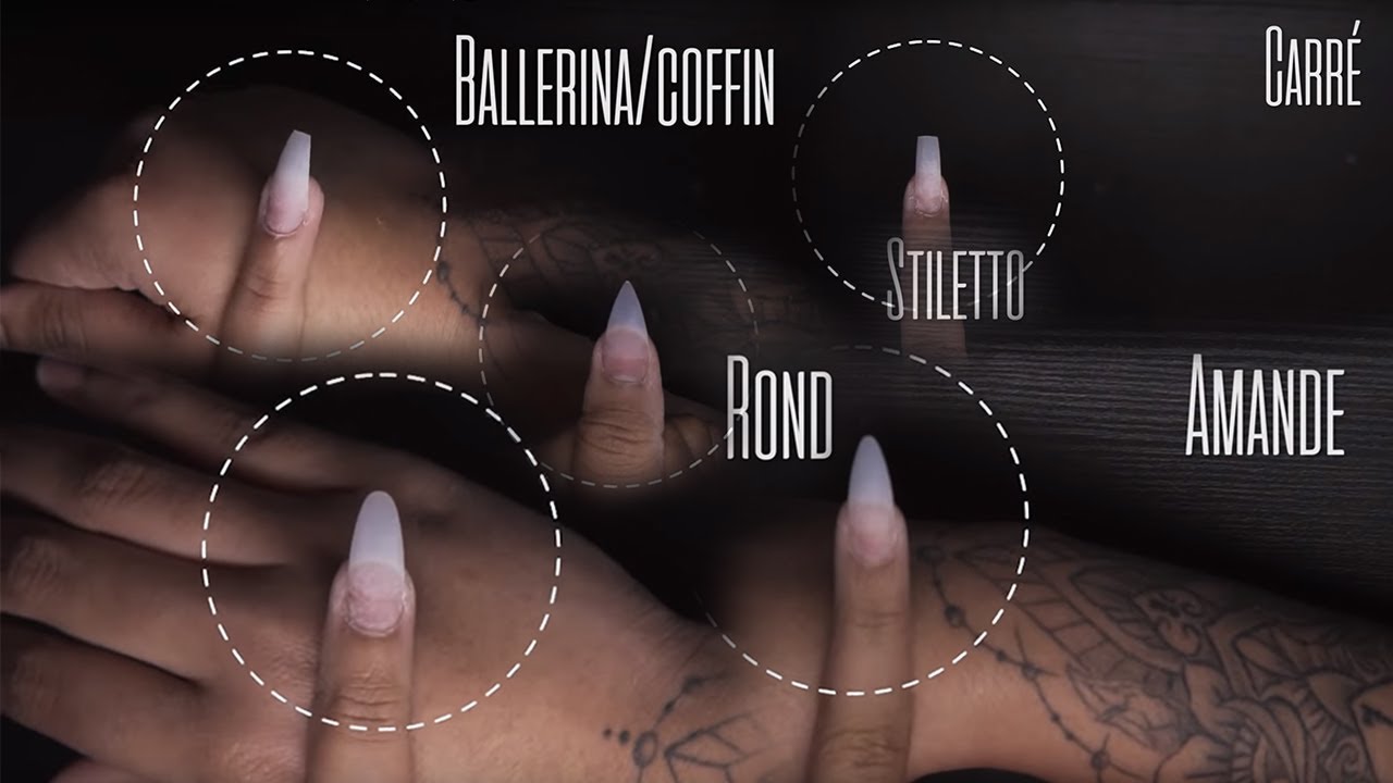 LES DIFFÉRENTES FORMES D'ONGLES: 5 BASIQUES (sur capsules) 💅🏽