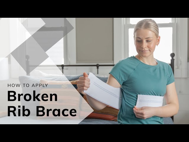 How to Apply: BraceAbility Broken Rib Brace for Fractured, Cracked