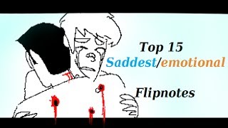 [No copyright] Top 15 Saddest/Emotional Flipnotes