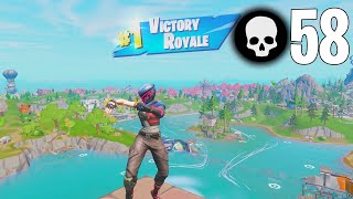 58 ELIMINATION Solo vs Squads Wins Full Gameplay Season 4 (Fortnite Chapter 3)
