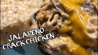 JALAPEÑO CRACK CHICKEN | Crockpot Meal | Jalapeño Popper Chicken