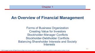 Overview of Financial Management