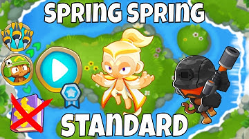 Bloons TD 6 - Spring Spring - Medium - Standard - No Monkey Knowledge