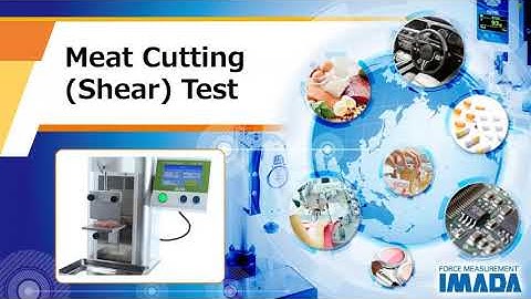 Meat cutting (shear) test