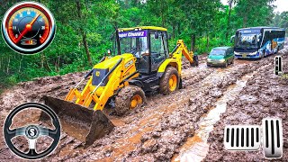 Jcb Vs Mud Road Driving 3D - Jcb Wala Game - BUSSID Gameplay - Android GamePlay screenshot 5