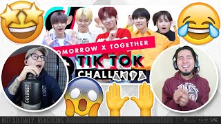 Are TOMORROW x TOGETHER the Best TikTok Dancers?! | TikTok Challenge | Cosmopolitan  | NSD REACTION