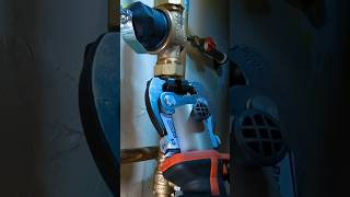 Replacing a PRV and main shut off valve 💦 #plumbing #plumber #shortscreator