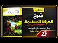 حل تمارين الحركة المستقيمة مقالي تانية ثانوي المعاصر ديناميكا 