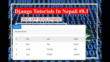 CRUD application in Django || Part -1 by dinesh kc|| Complete Django Tutorials in Nepali