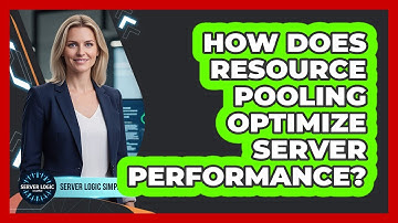 How does resource pooling optimize server performance?