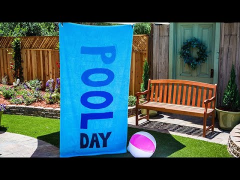 Video: DIY Oversized Beach/Pool Towels - Home & Family