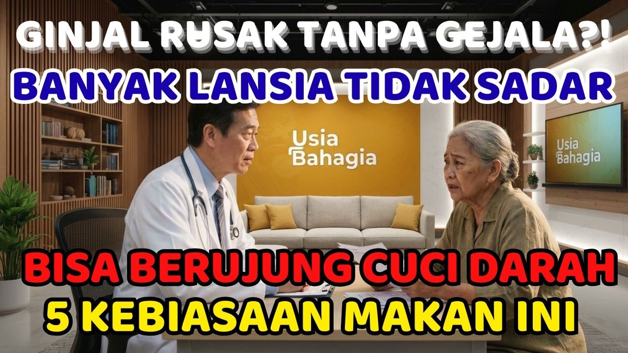 Awas Lansia‼️Jika Ginjal Bisa Bicara, Ia Akan Melarang 5 Makanan Ini‼️