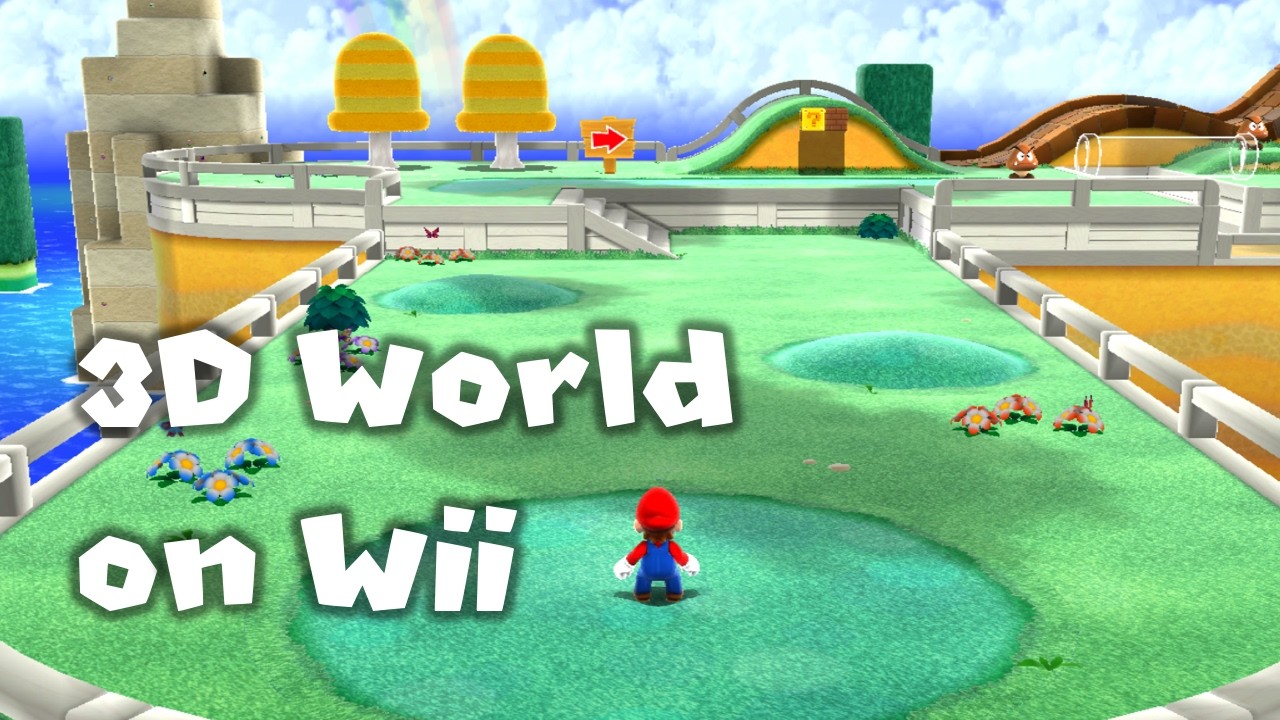 They put Super Mario 3D World... on the Wii?