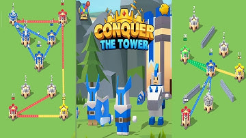 Conquer The Tower 🗼 game all levels gameplay walkthrough | strategy game | mobile (Android/iOS) game