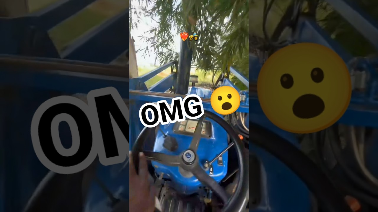 OMG😮🚜tractor palat te hue bacha😮