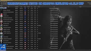 ShadPS4 (PS4 Emulator) ~ Various Games Tested On The New v0.12.6 WIP