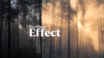 How To Create Sun Rays Effect in Photoshop | Create Light | Photoshop Tutorial #photoshop