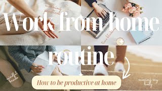 How to be productive at home | Task batching, time management, motivation, work from home