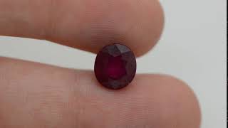 Red Ruby Cushion Shape 4.47 Carat Natural Loose Gemstone