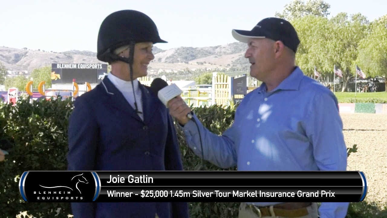 Interview with Joie Gatlin Winner Of The $25,000 1.45m Silver Tour Markel Insurance Grand Prix