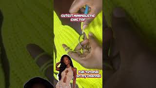 POV: you made the CUTEST 🤩 Minimalistic CHIC TOP #crochetpattern #crochettutorial #nitahcrochets
