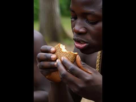 Kek yiyen bir Afrikalı #yapayzeka #ai #aivideo #africa #trending