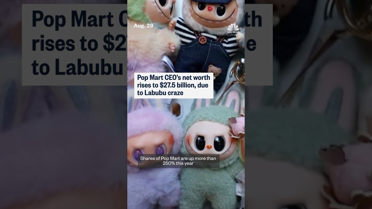 Pop Mart CEO’s net worth rises to .5 billion, due to Labubu craze