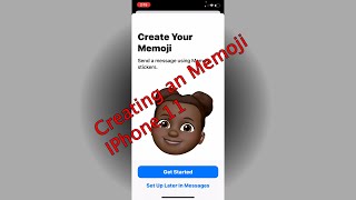 Creating an Memoji on Iphone 11 screenshot 1