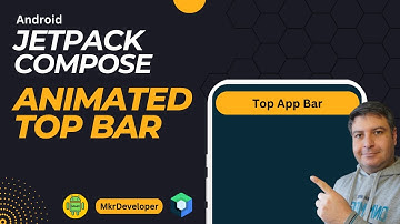 ANIMATED TOP BAR in Android Jetpack Compose.