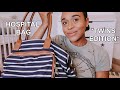 WHATS IN MY HOSPITAL BAG 2020 | 35 WEEKS PREGNANT WITH TWINS