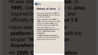 History of Java | Who created Java | The Coder Talkies #javatutorial #javaprogramming #education
