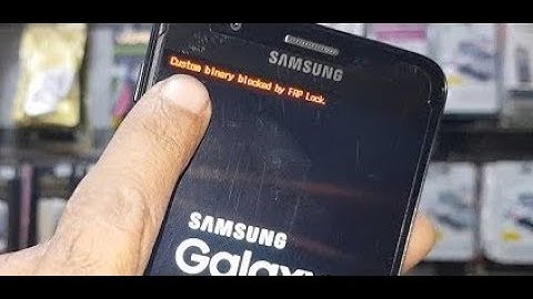 Samsung  G611f How To Fix Custom Binary Blocked By Frp Lock On