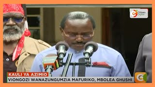 Kalonzo Musyoka terms Ruto's administration as a disastrous for failing Kenyans during flood crisis