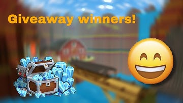 Giveaway Winners! (Shortest video I’ve done)