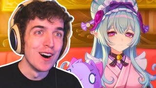 Character Teaser - Yumemizuki Mizuki Dining On A Dish Of Dreams Reaction Genshin Impact