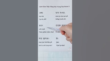 [Tiktok] Giao tiếp tiếng Hàn trong tiệc rượu - Ông chú Hàn Quốc